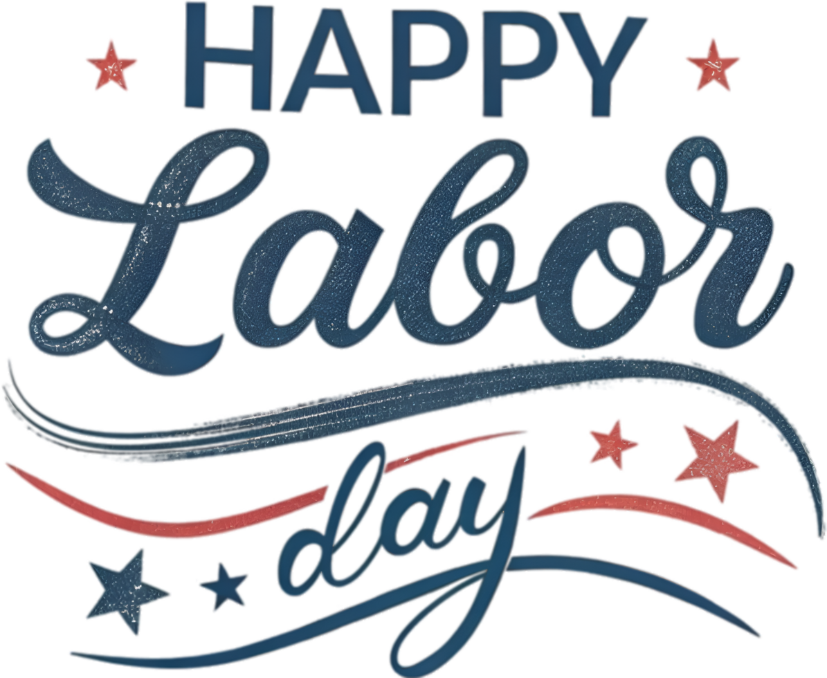 Elegant Typography for Labor Day Holiday Celebration. . png