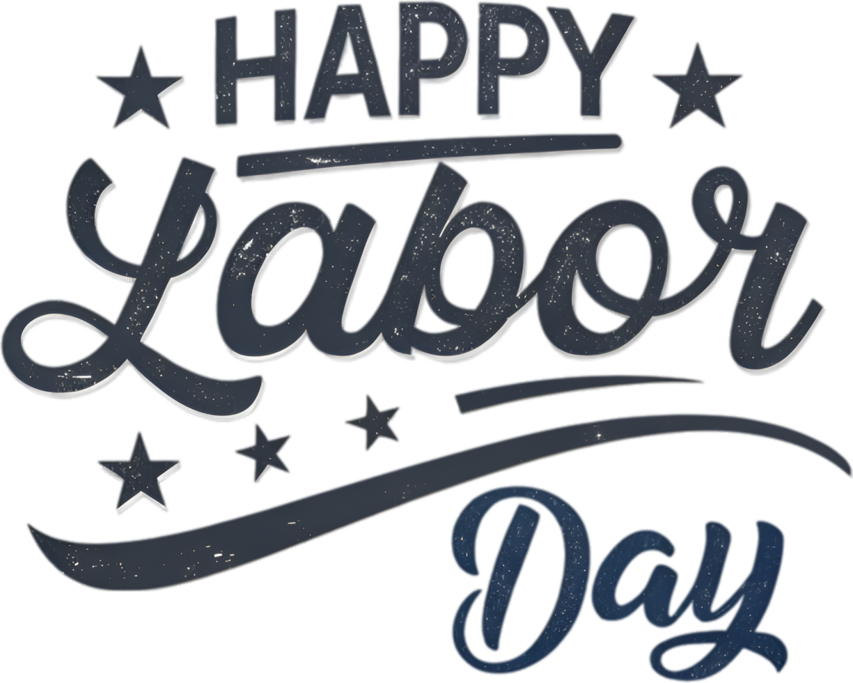 Beautiful Calligraphy for Happy Labor Day Celebration. . png
