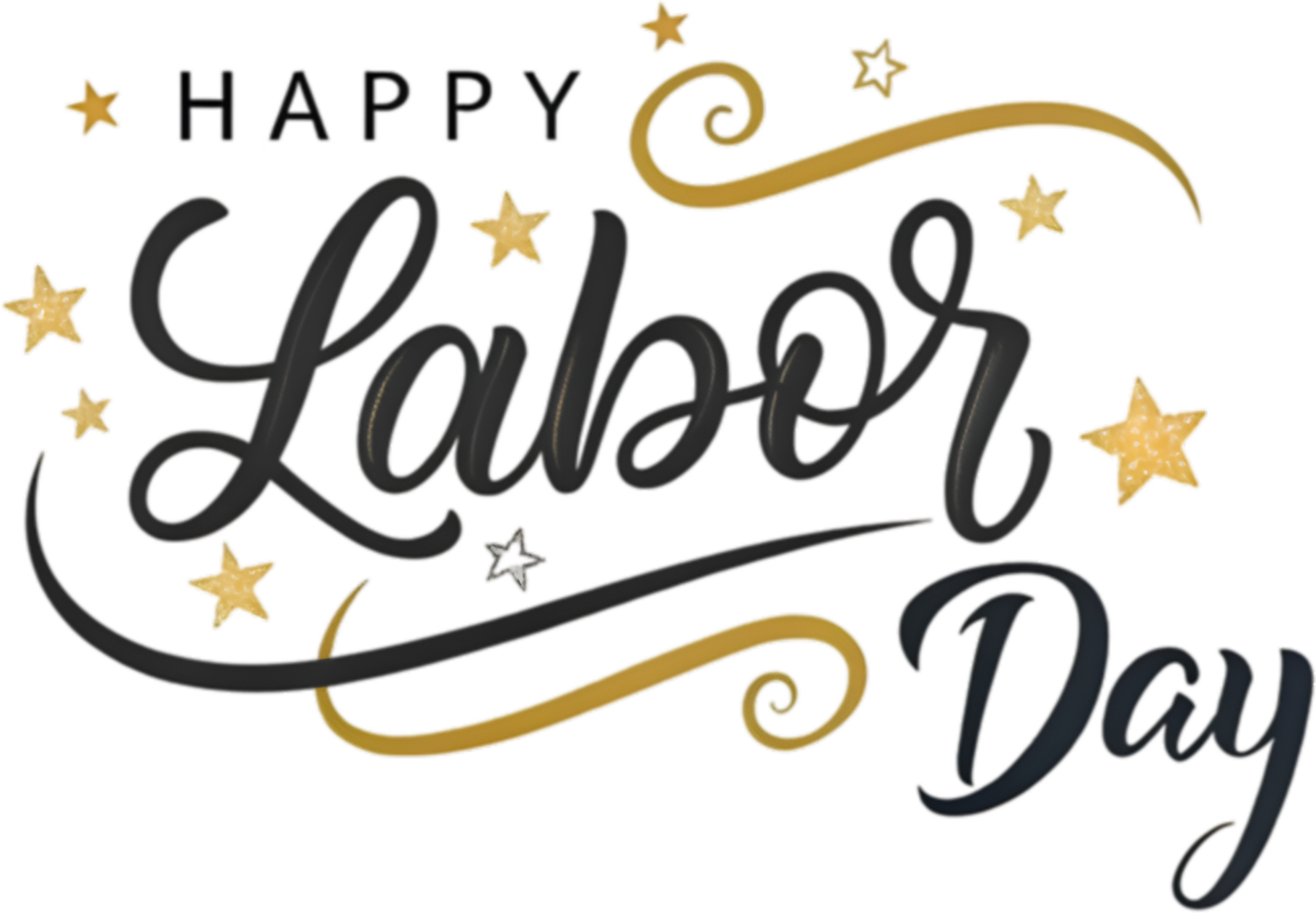 Stylish Labor Day Greeting in Vibrant Calligraphy. . png