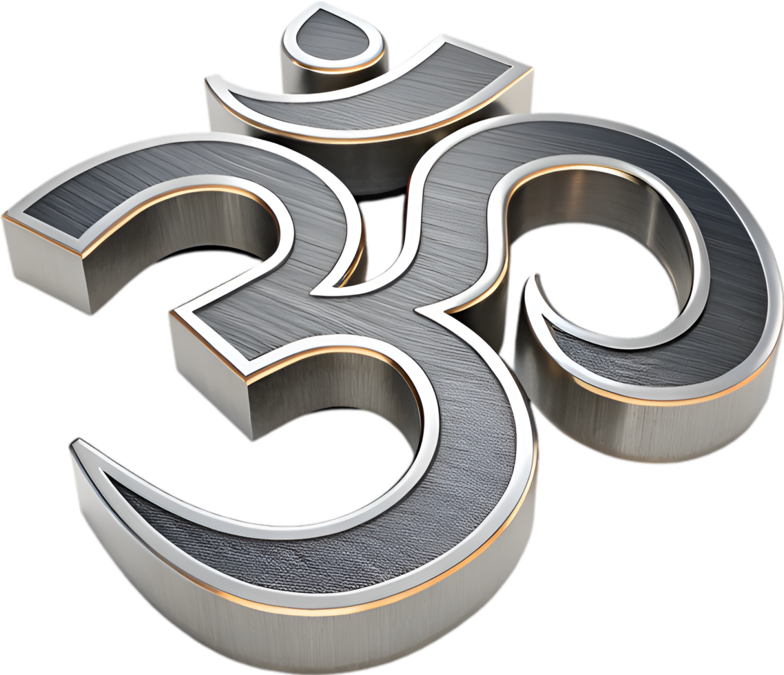 Hindu Om clipart for spiritual expression and peaceful energy. . png