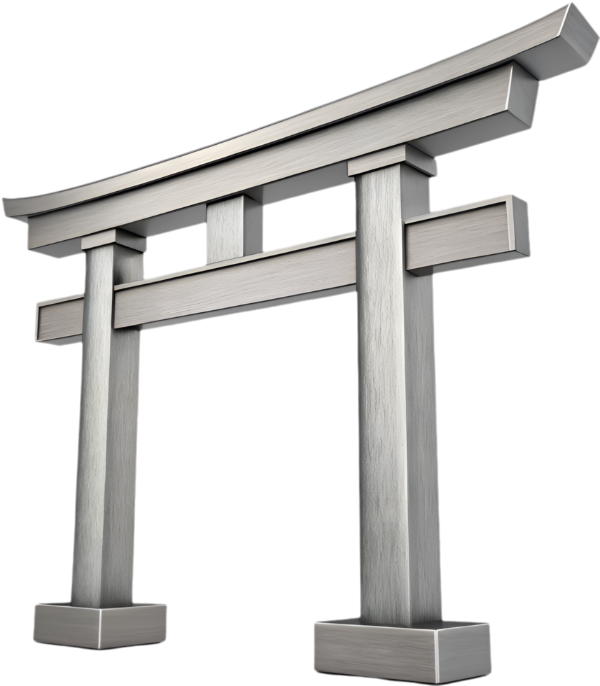 Tranquil Shinto Torii gate symbol reflecting sacred traditions. . png