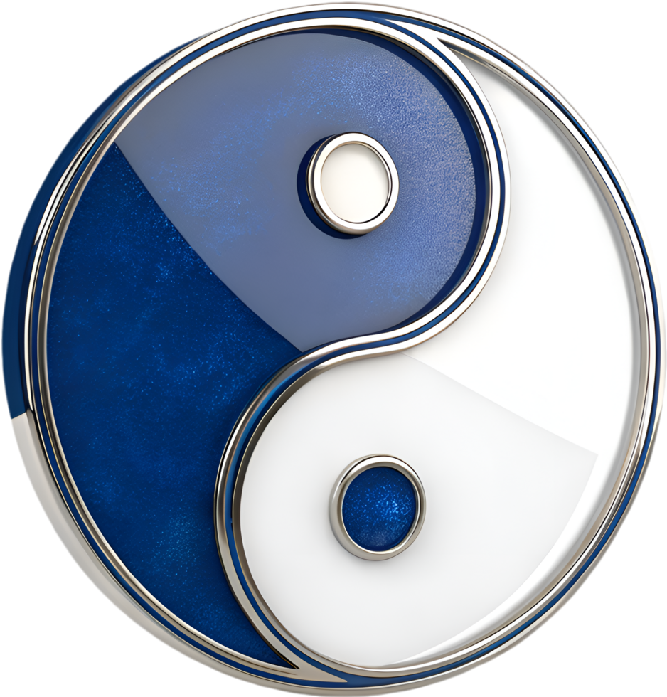 Taoist Yin Yang clipart for peaceful spiritual harmony and balance. . png