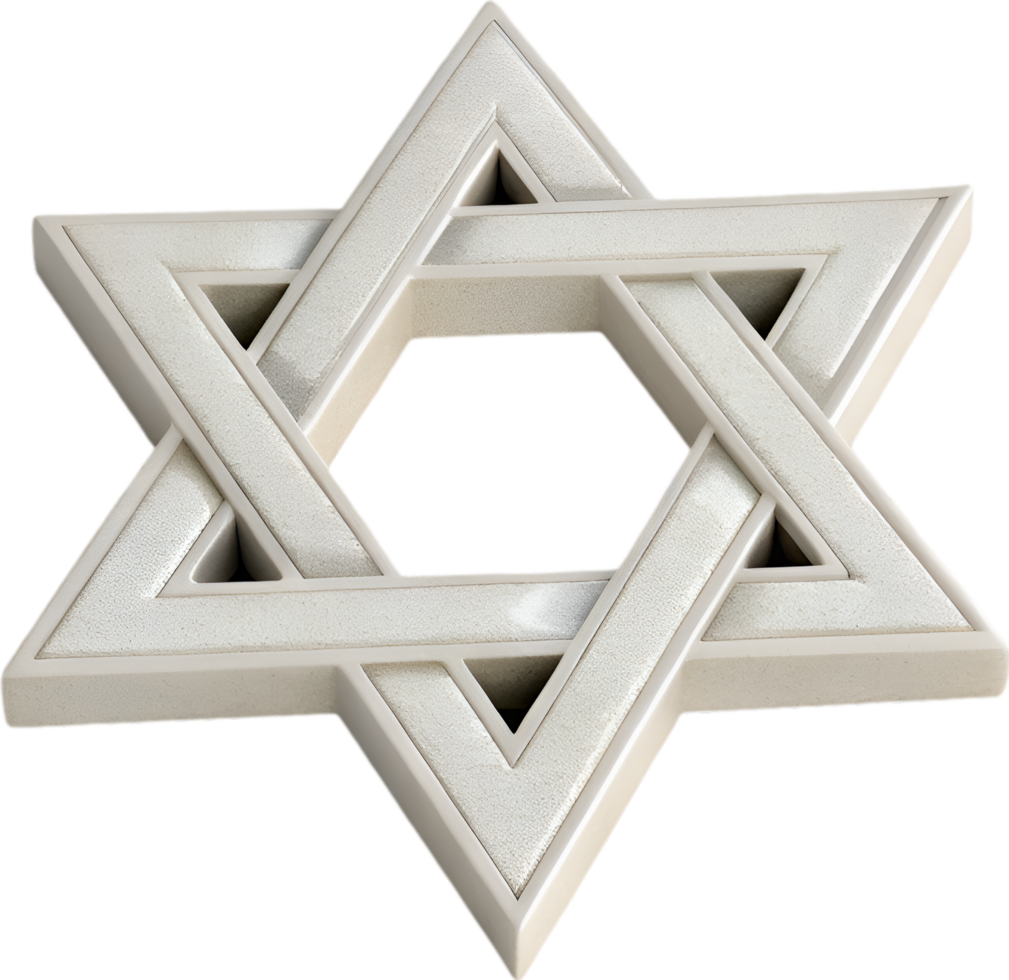 Jewish Star of David symbol for cultural and spiritual unity. . png