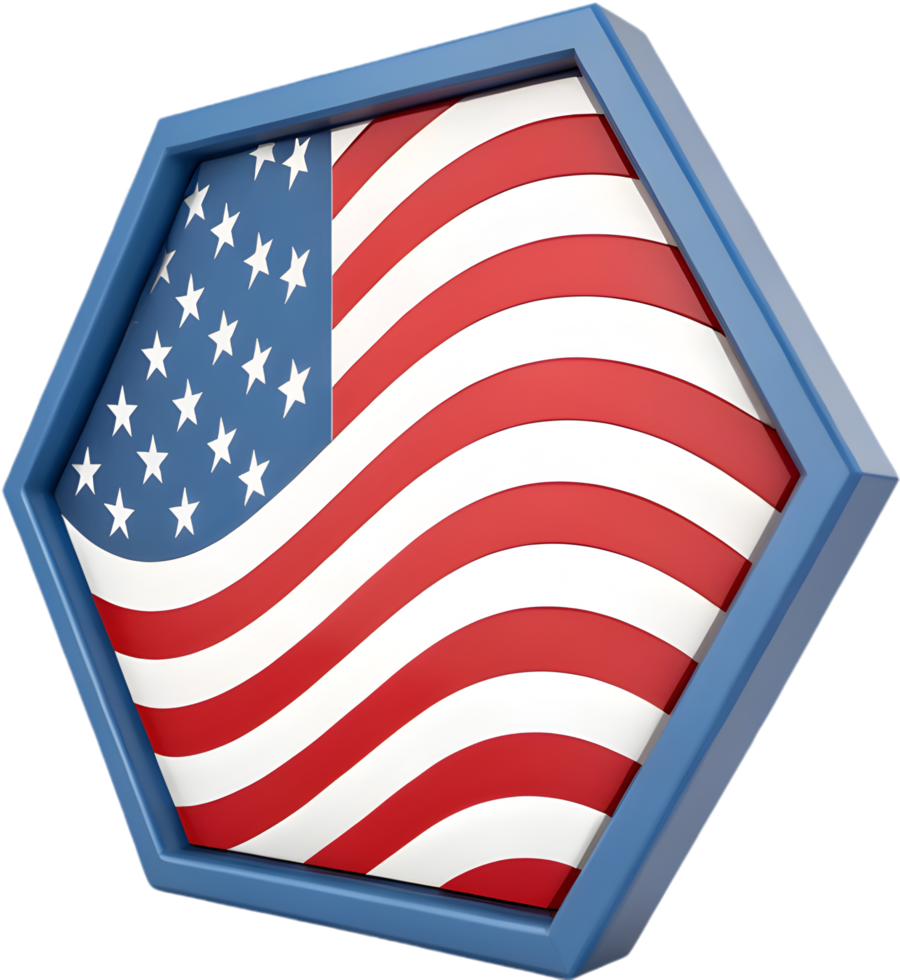 USA Flag Clipart for 4th of July Events. . png