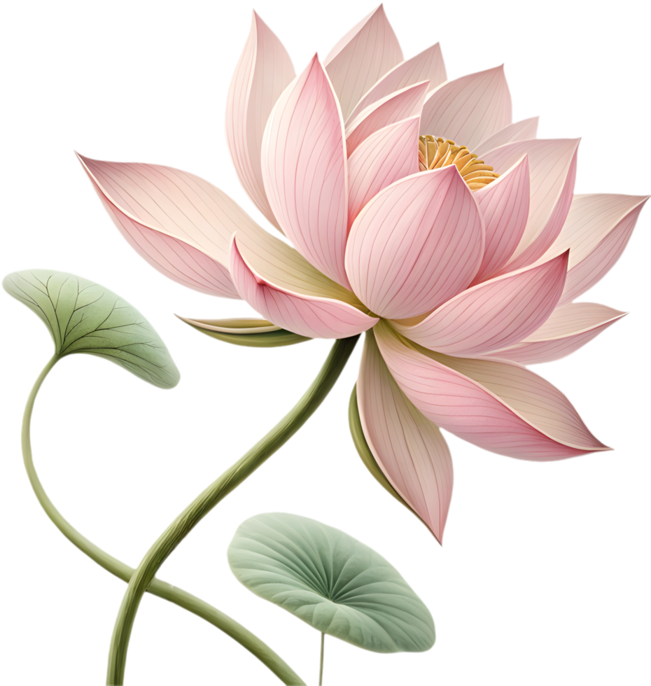 Soft Lotus Petals Captivating with Stunning Style. . png