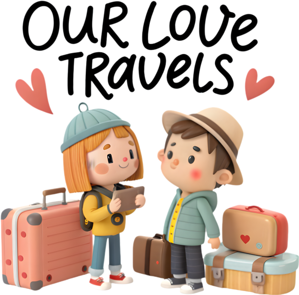 Romantic Couple with Sweet and Tender Love Quote Art. . png
