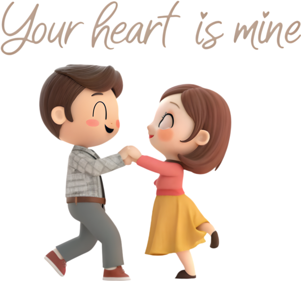 Heartwarming Couple Design with Romantic Love Quote. . png