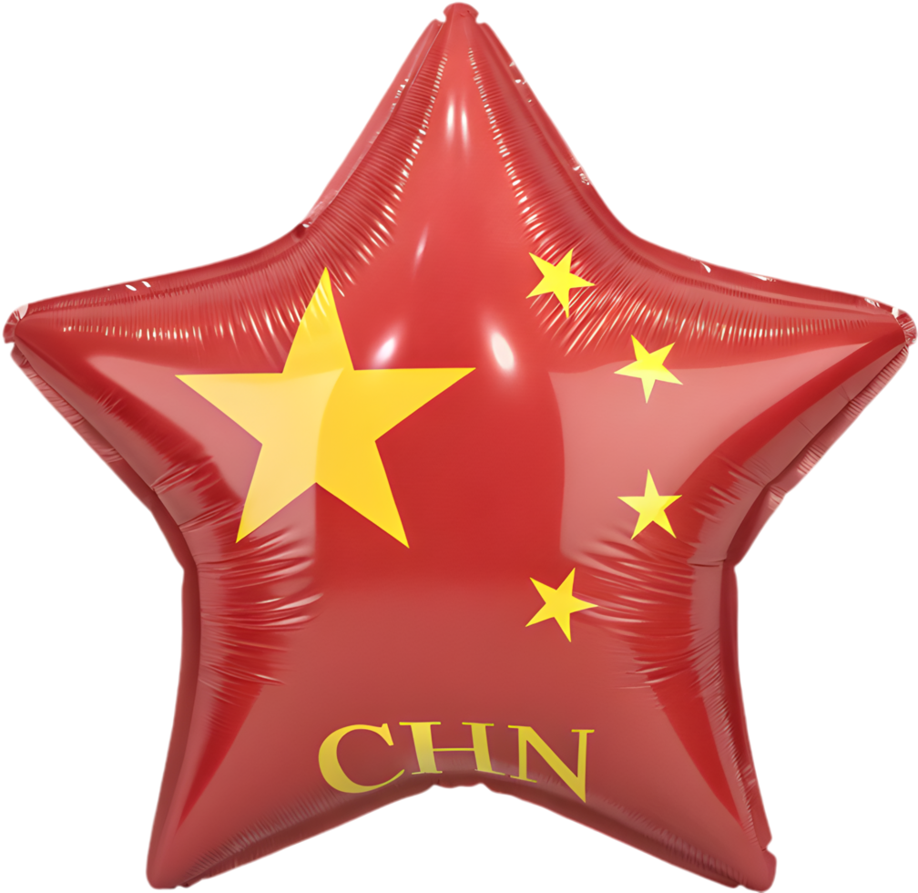 Stunning China Flag Balloon for National and Festive Events. . png