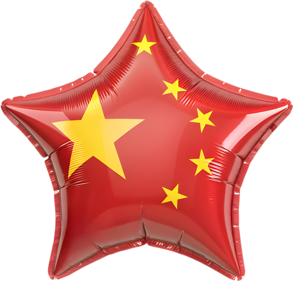 Colorful China Party Balloon Perfect for National Celebrations. . png