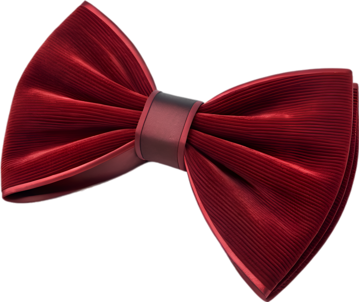 Timeless Bow Tie Design Clipart for Elegant Attire. . png