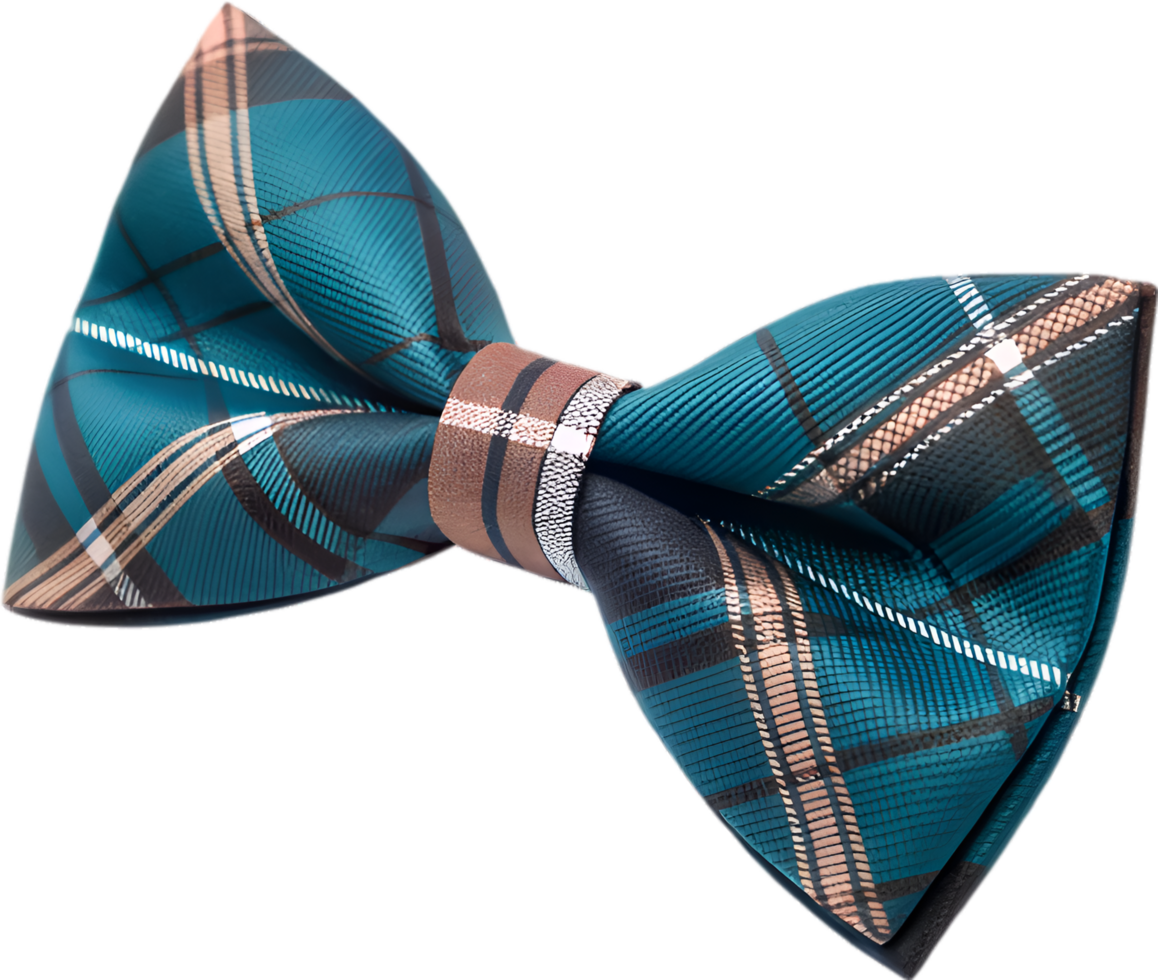 Scottish Tartan Bow Tie Clipart for Event Decorations. . png