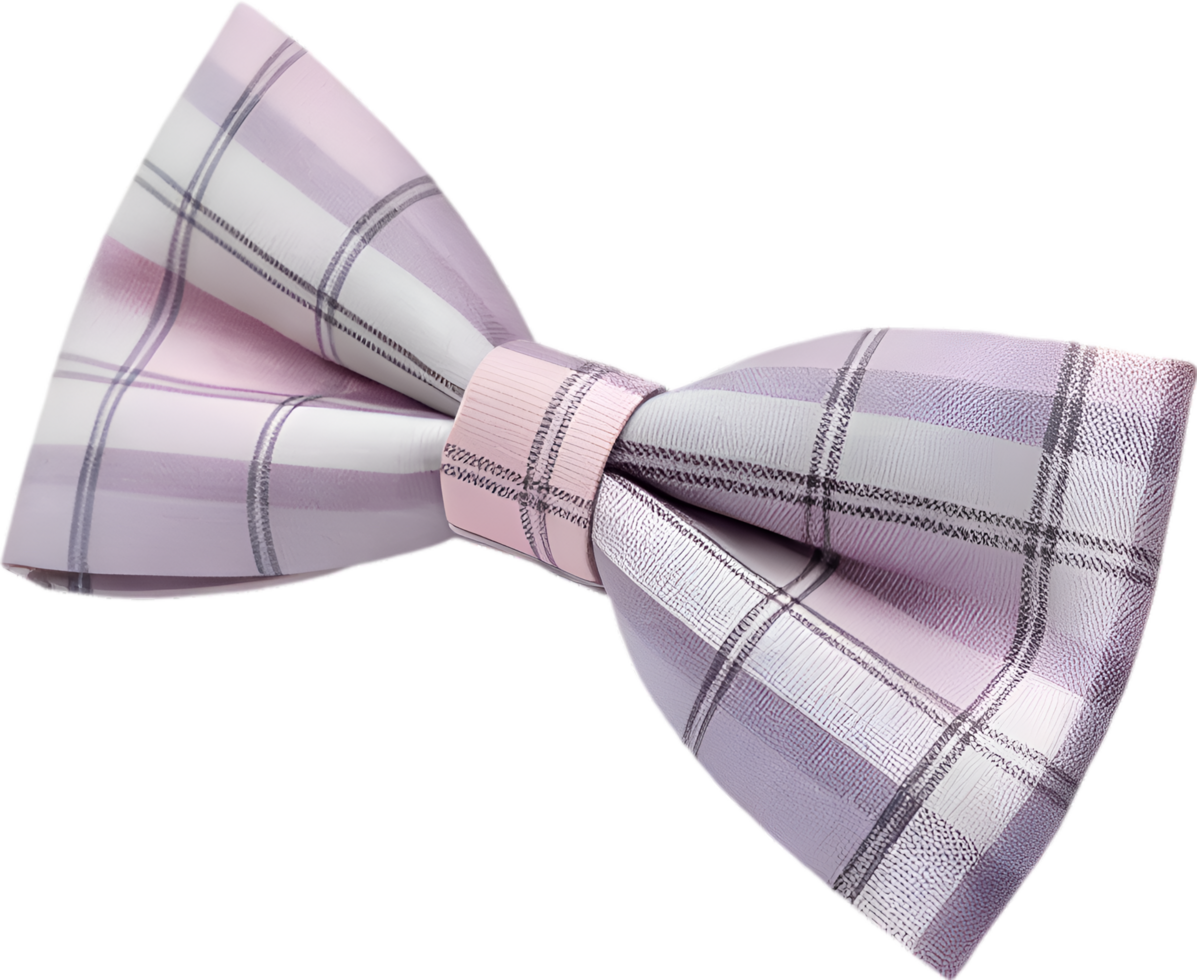Traditional Scottish Tartan Bow Tie for Cultural Decor. . png