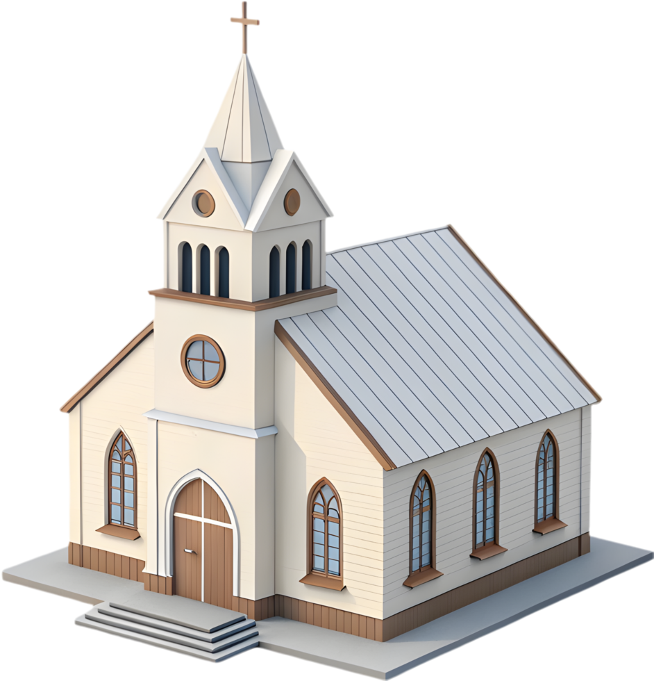 Minimalist Church Artwork Icon for Spiritual and Religious Themes. . png