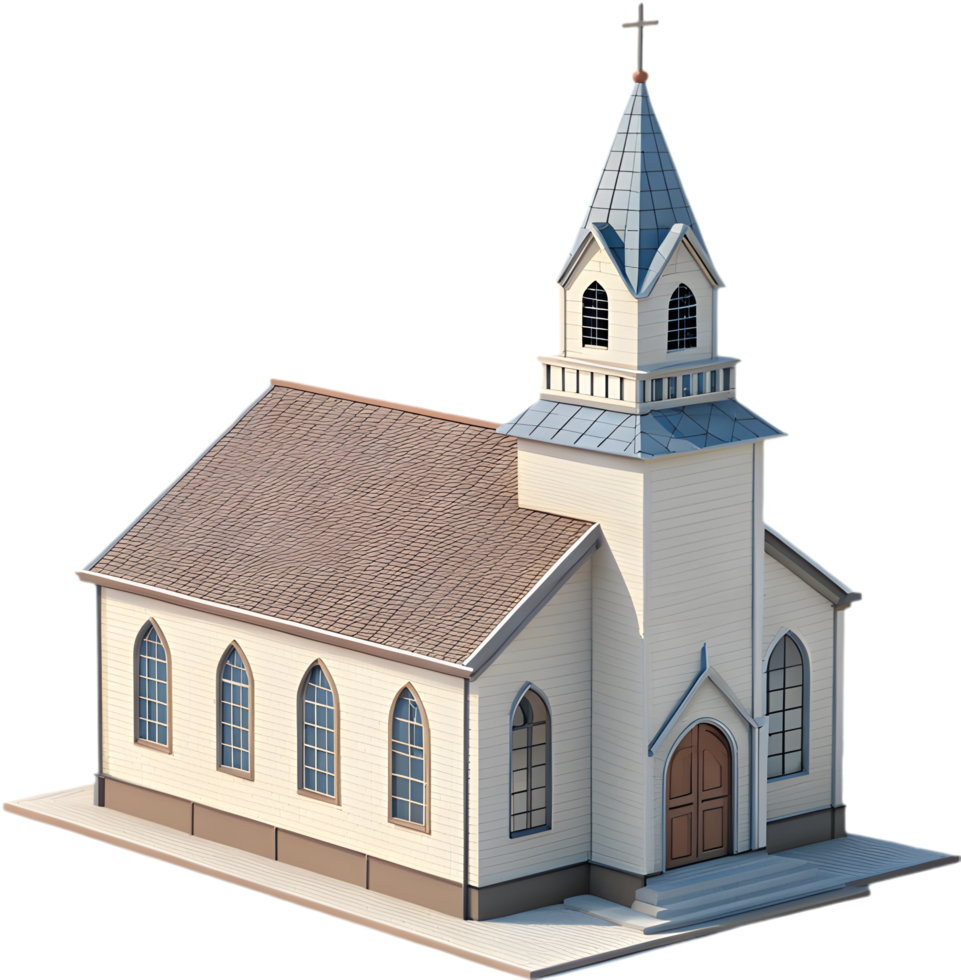 Simple Religious Church Icon for Spiritual and Faith Designs. . png