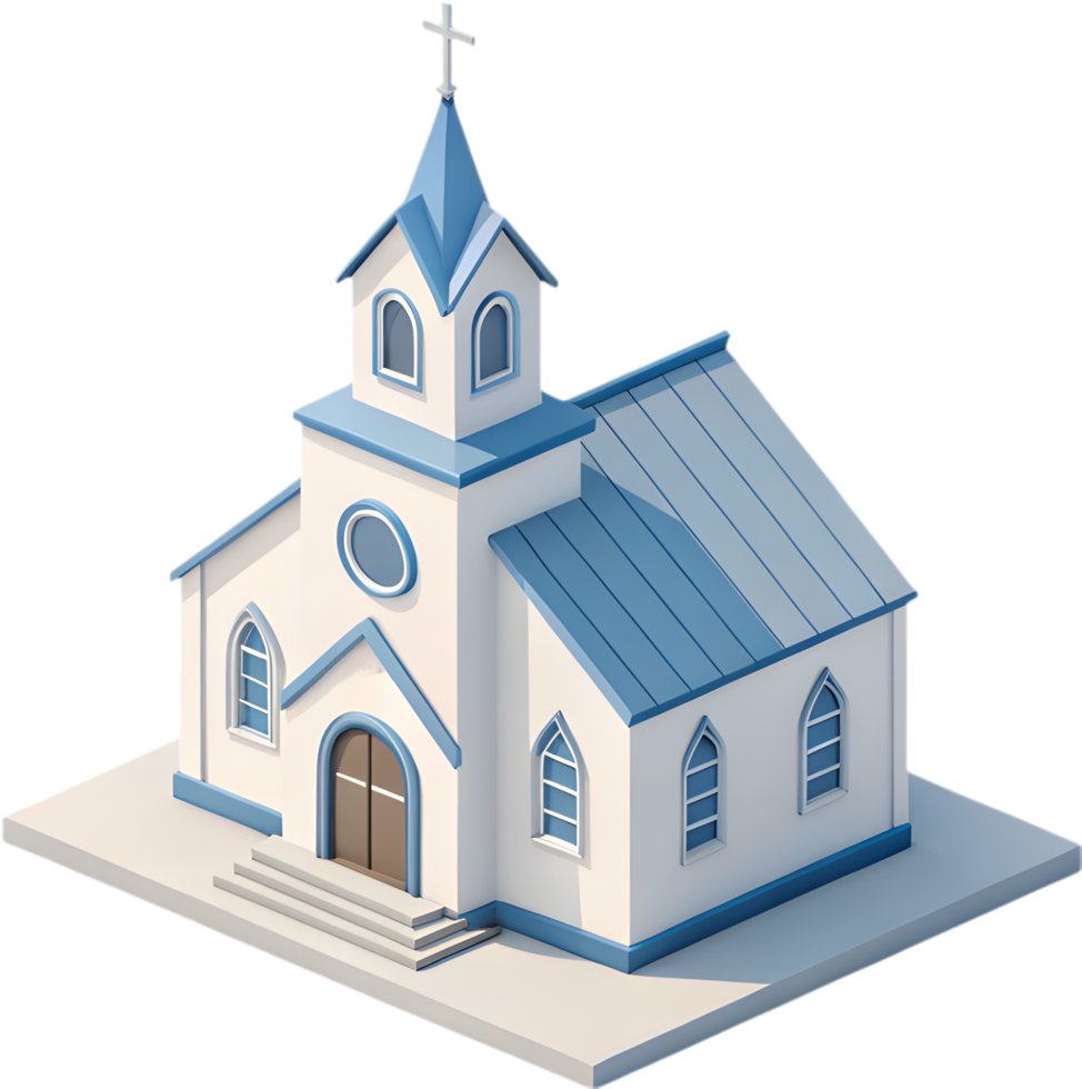 Spiritual and Religious Church Icon with Minimalistic Design. . png
