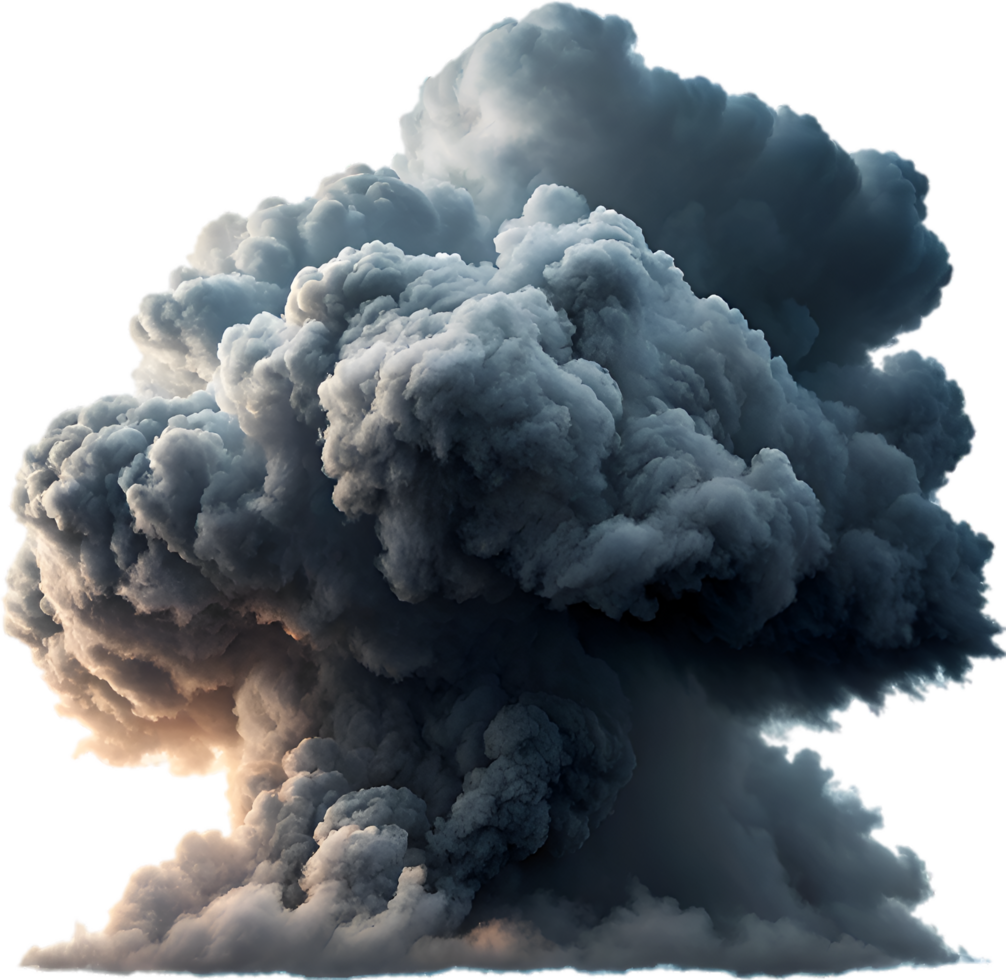 Ominous Nimbostratus Clouds for Storm and Weather Designs. . png