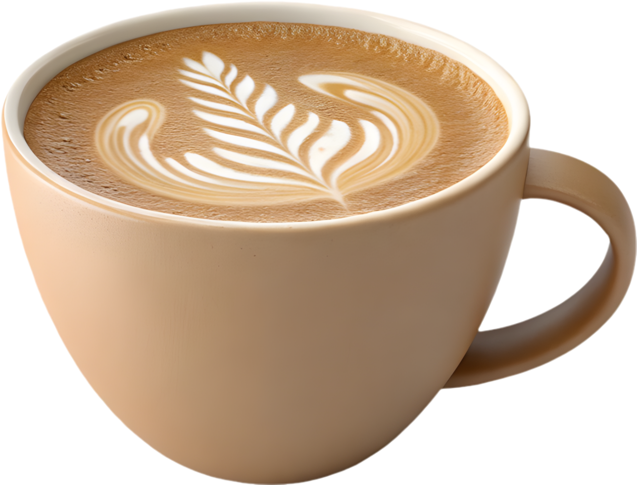 Minimalistic Coffee Cup Clipart for Clean and Artistic Designs. . png