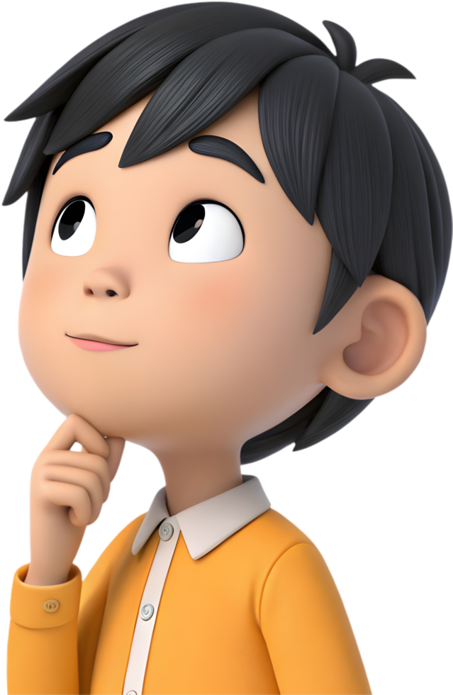 Lively Boy Emoji with Fun and Expressive Emotional Faces in Clipart. . png