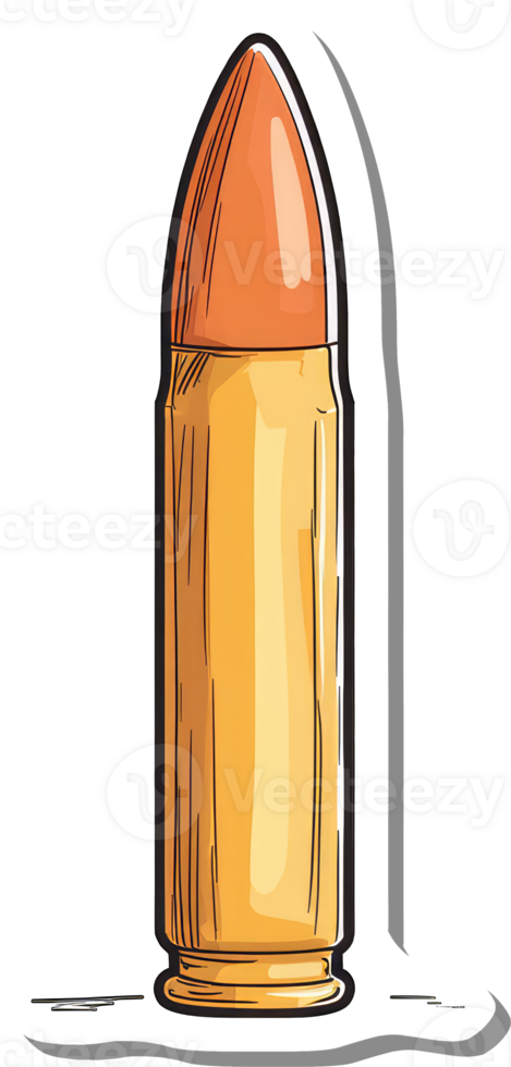A single bullet casing is depicted in this image png