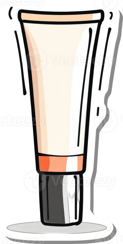 A Cream Tube Container Shows Skincare Product png