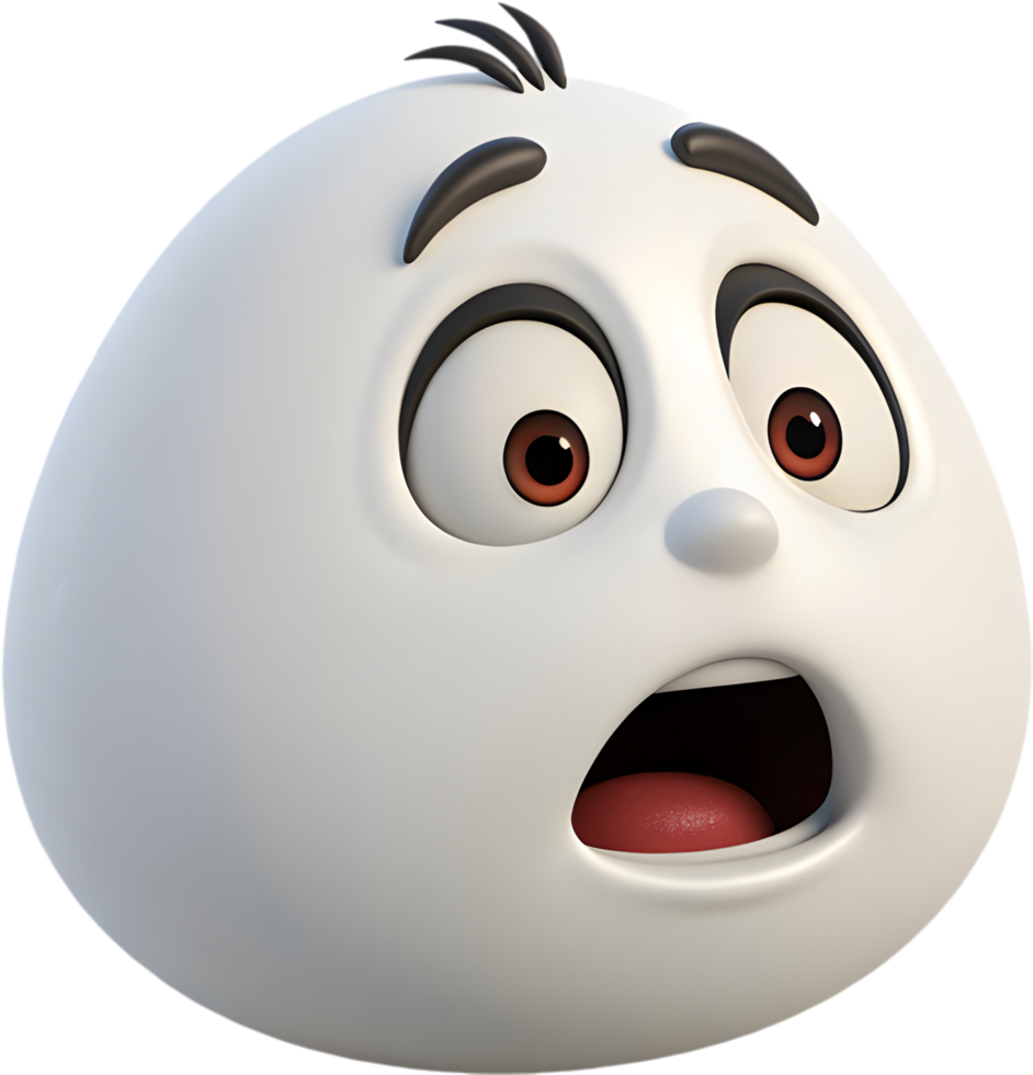 Cute and playful ghost illustration with a round face. . png