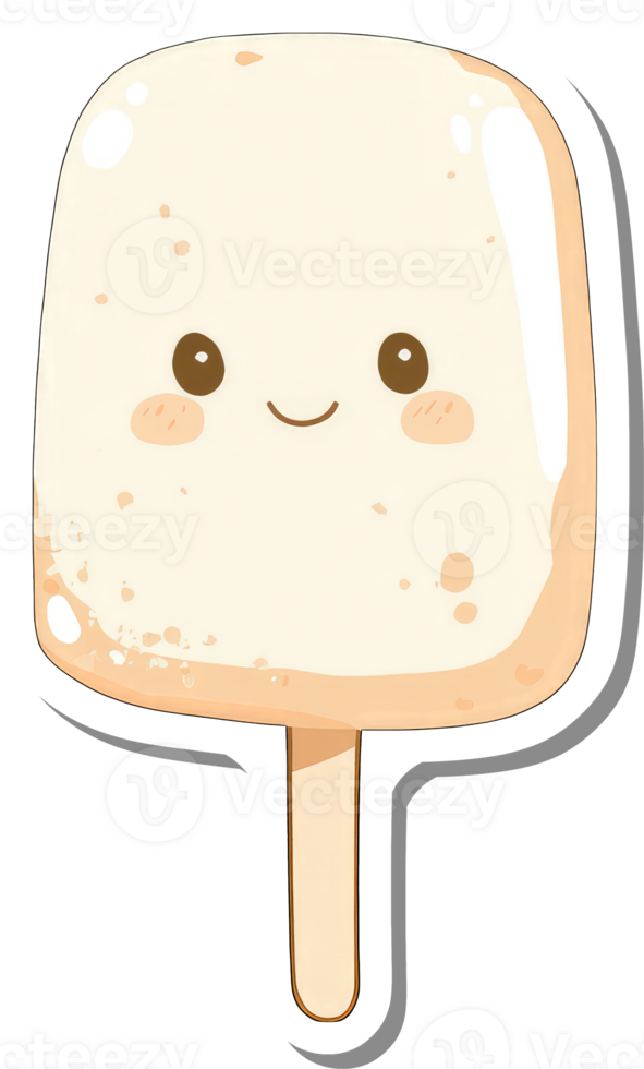 A Happy Cartoon Popsicle Enjoys A Summer Day png