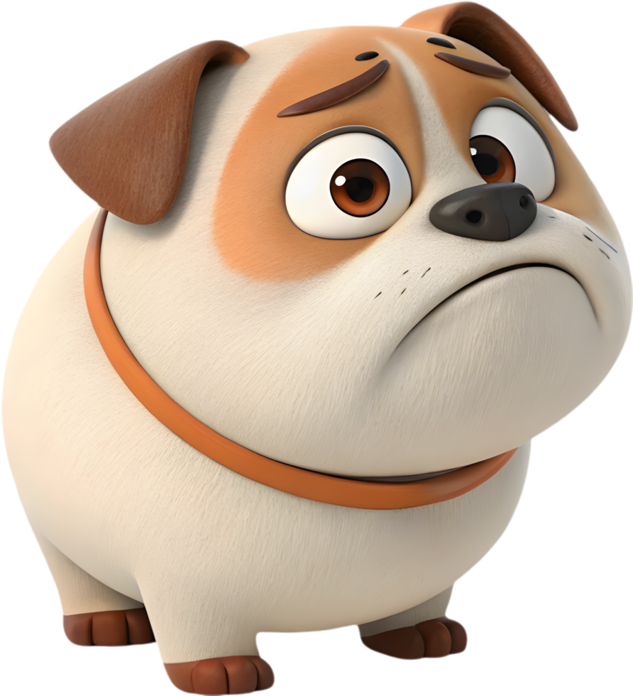 Expressive puppy emoji clipart with friendly and cheerful face. . png