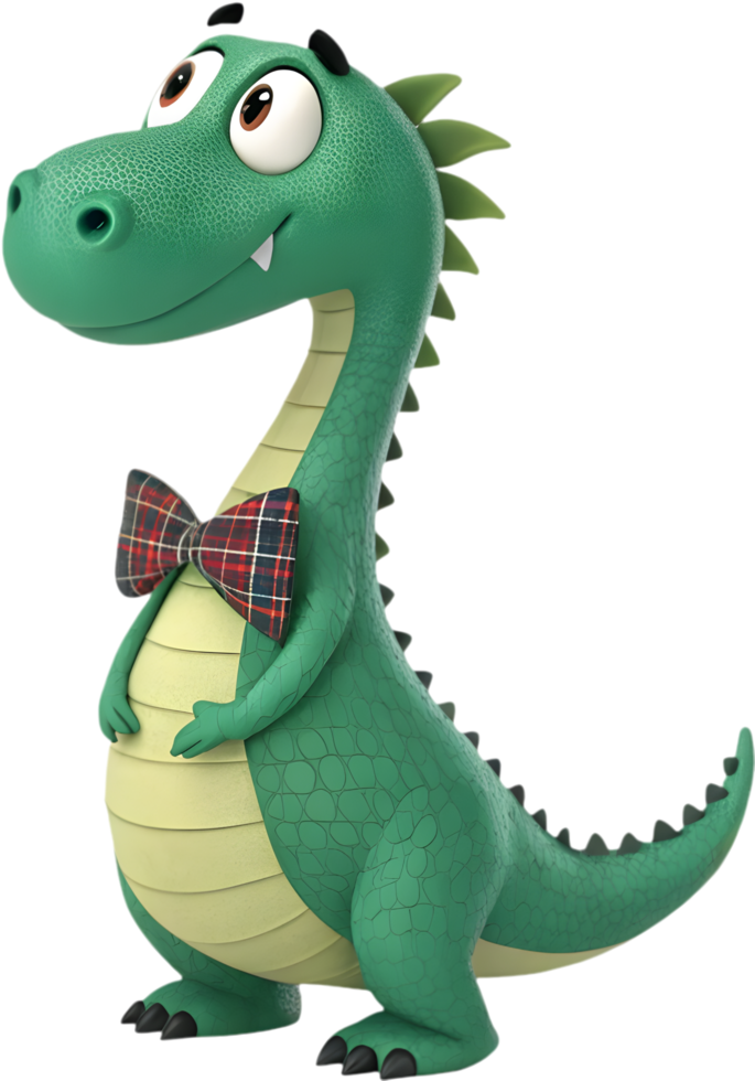 Cute cartoon dinosaur graphics designed for kids' books and activities. . png