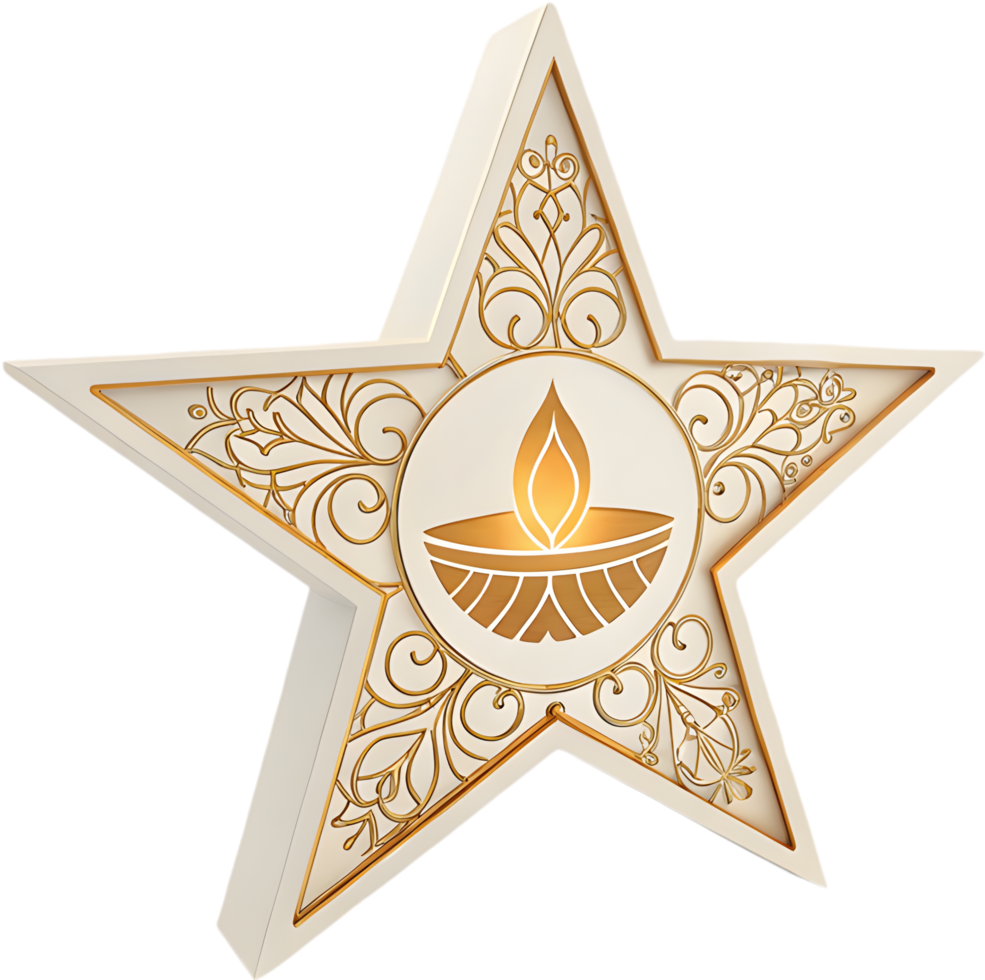 Diwali festival logo with cultural lights and joyful celebration of Diwali. . png