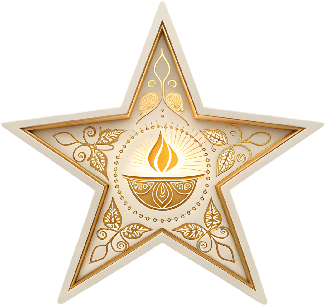 Diwali festival logo featuring festive lighting and cultural heritage of India. . png