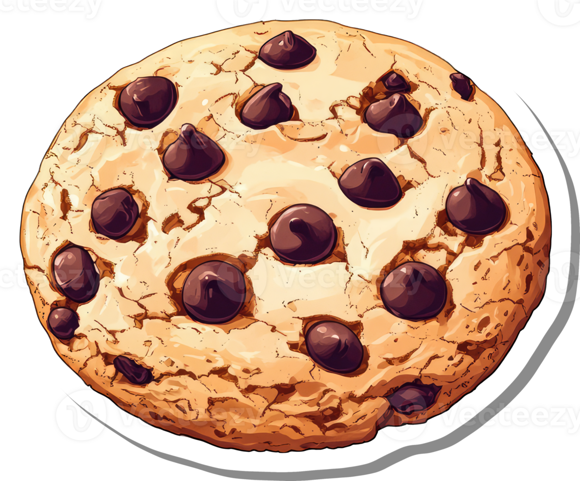A Delicious Chocolate Chip Cookie Delight png