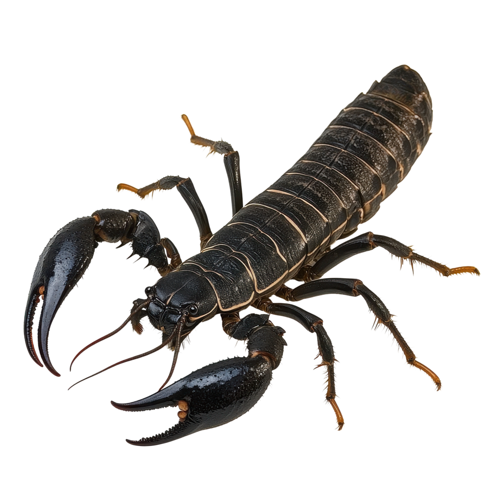 Scorpion isolated on a Transparent background showcasing its distinct features and characteristics, Scorpion Isolated on background png