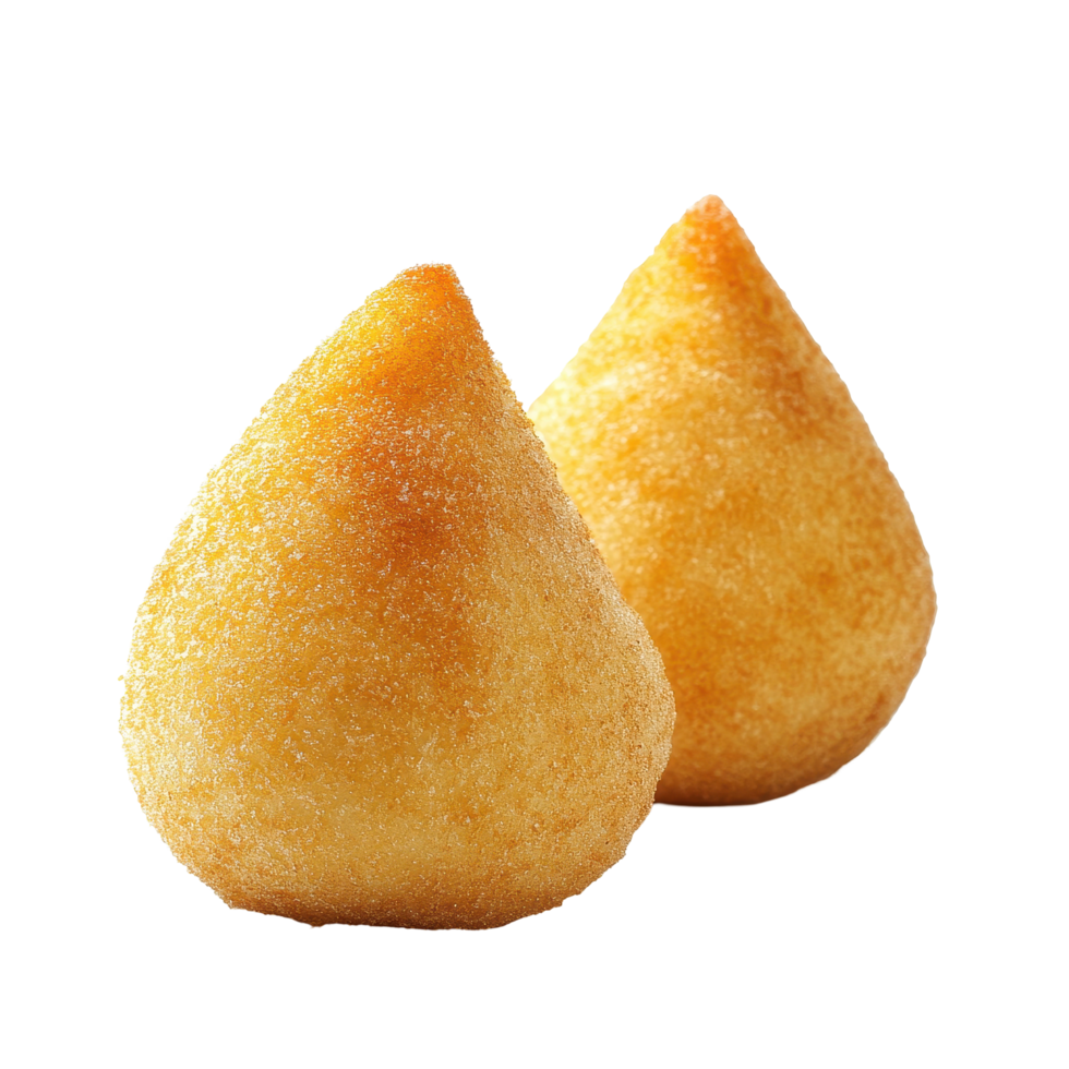 Delicious Brazilian coxinhas on a white background perfect for snack lovers, Brazilian Coxinhas isolated on white background png