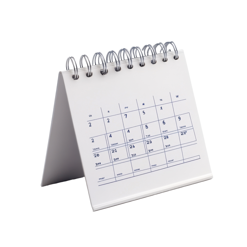 February calendar displayed on a Transparent background with clear dates and a simple design for organization, table calendar 2025 february isolated on White background png