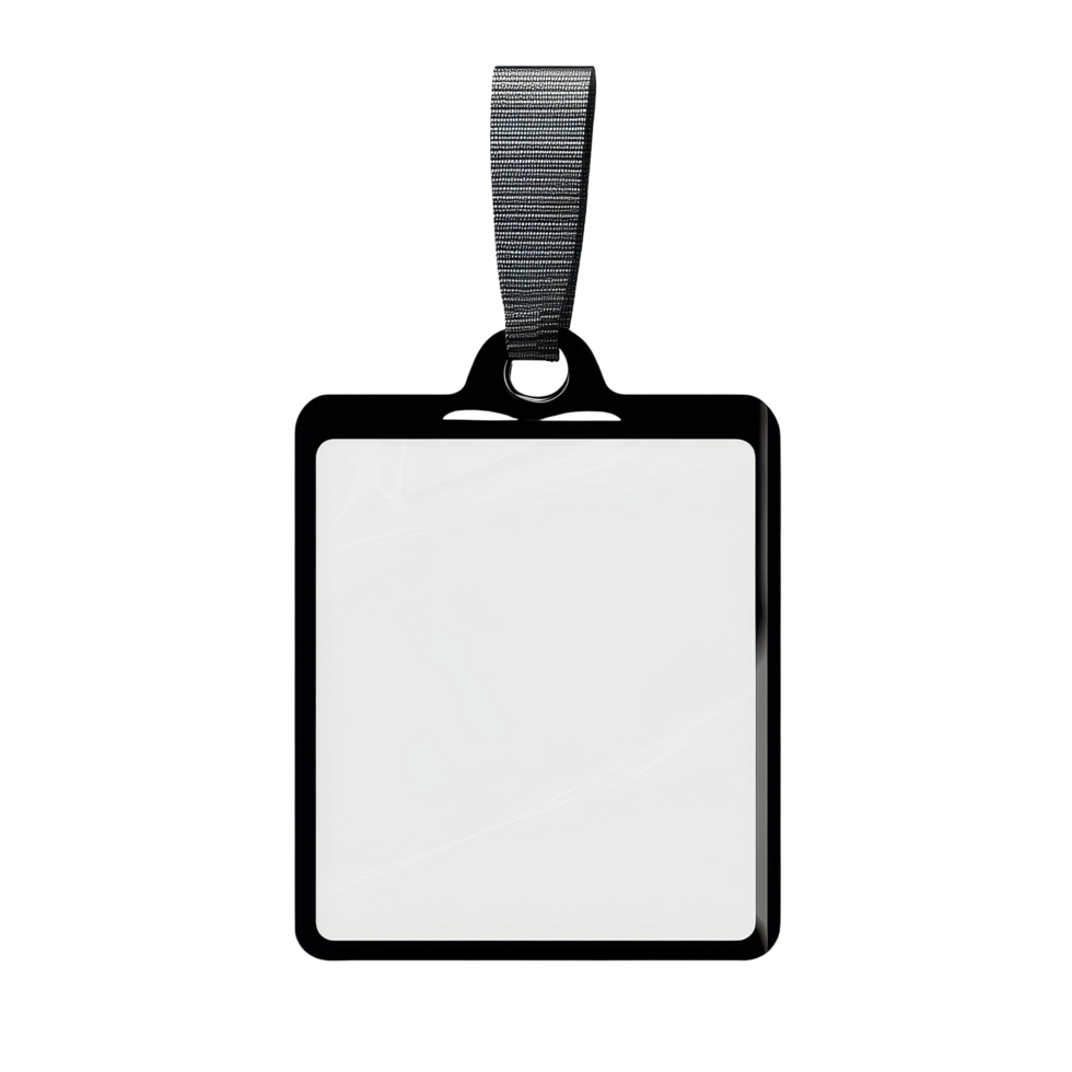 Isolated name tag for backstage pass at music event with blank space for personal identification, Card tag isolated name tag backstage pass id card blank png
