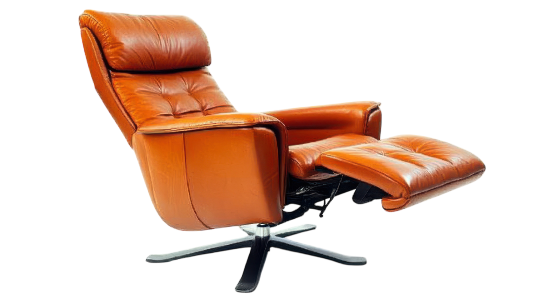 Elegant and Comfortable Luxurious Leather Recliner Chair Perfect for Living Room and Relaxation Spaces. png