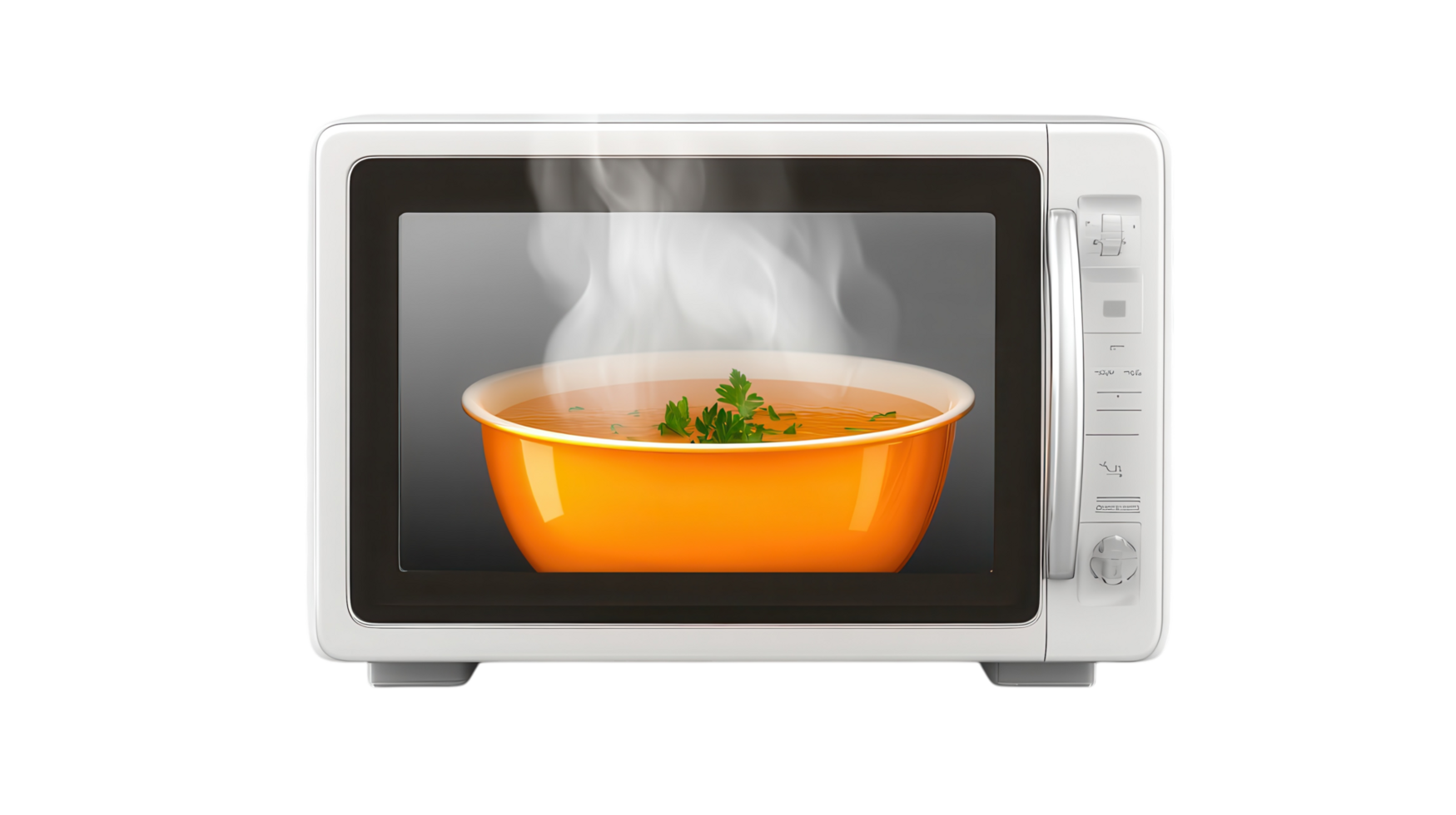 Versatile Microwave Safe Bowl with Delicious Soup Perfect for Quick Meals and Easy Serving in Any Kitchen Setting. png
