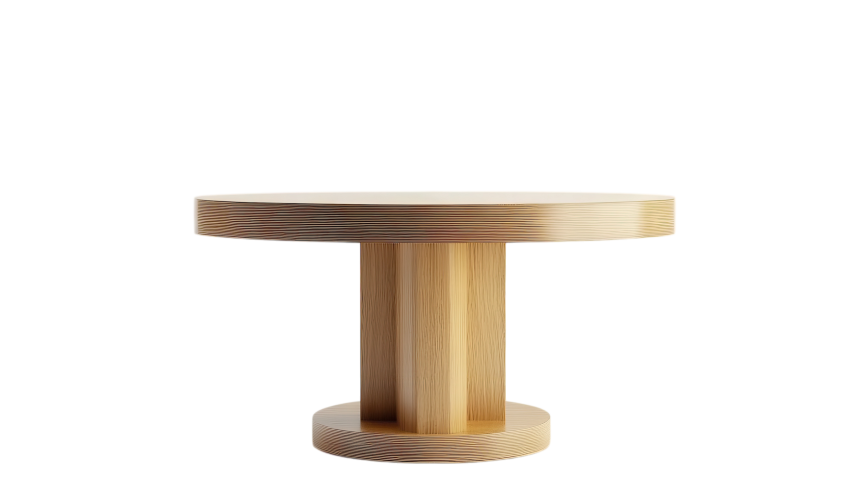 A beautifully styled mid century modern dining table showcased in an elegant interior, perfect for home decor inspiration and design projects.. png