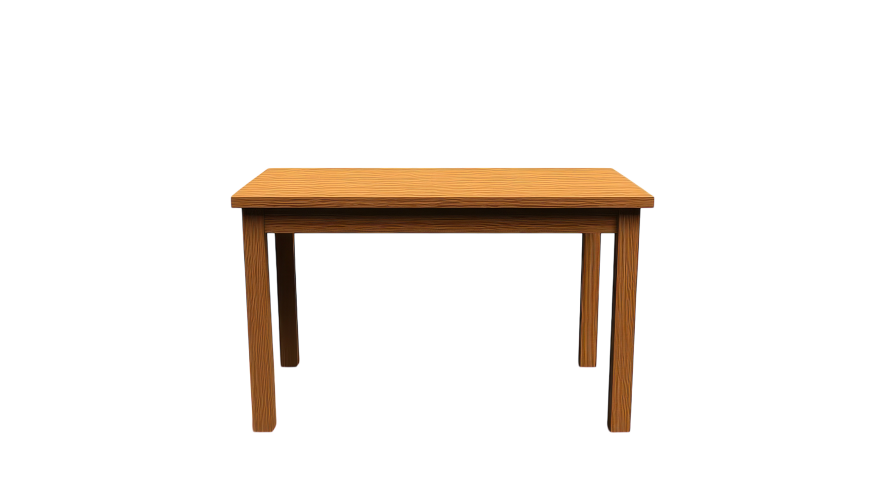 A minimalist writing desk on an isolated white background perfect for showcasing office furniture designs or modern workspace aesthetics.. png