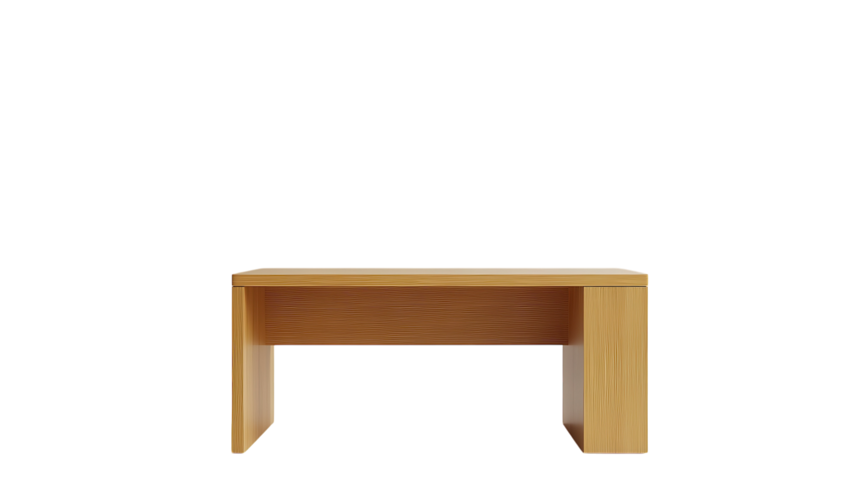 A Minimalistic Wooden Desk with Clean Lines Perfect for Modern Office Spaces and Home Workstations. png