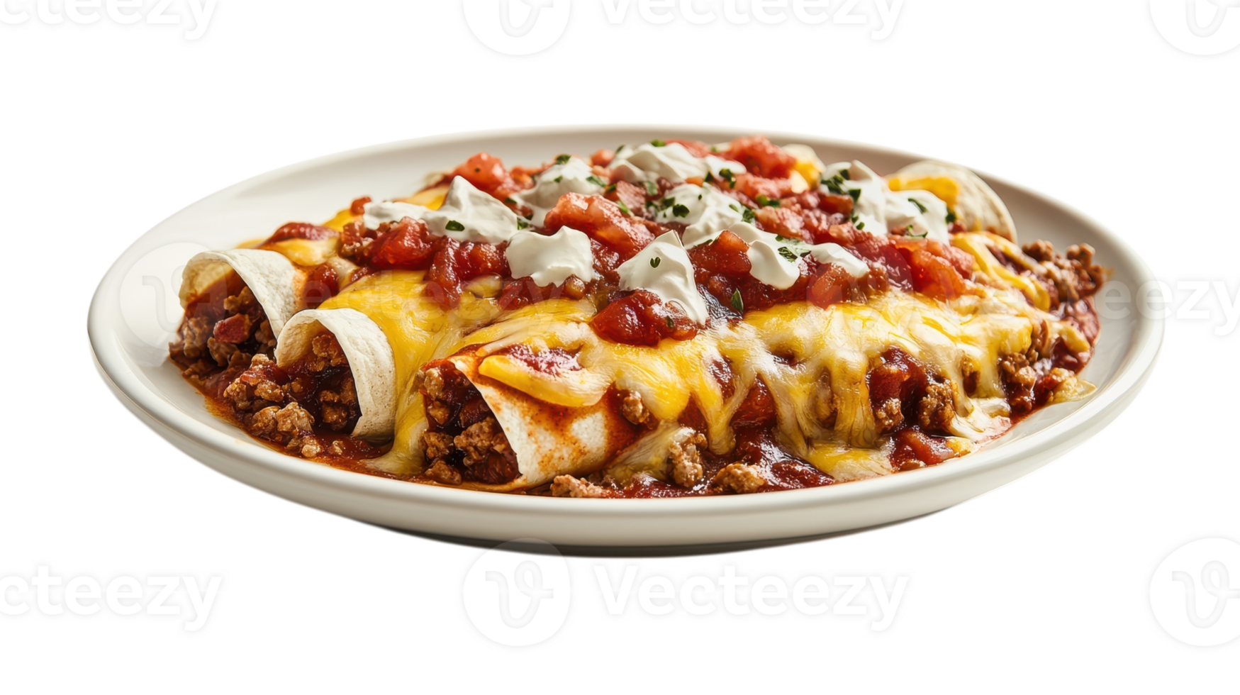 Delicious Enchiladas Served with Cheese, Perfect for Any Mexican Cuisine Lover's Meal or Recipe Ideas. png