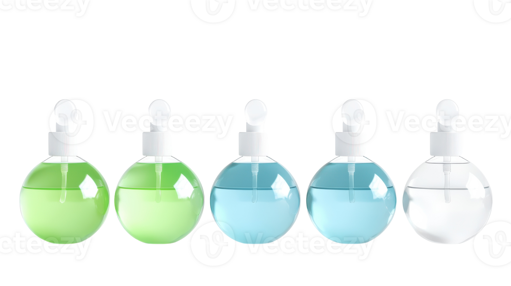 A Professional Set of Hand Sanitizers Displayed on a Clean White Background for Hygiene and Health Awareness Purposes. png