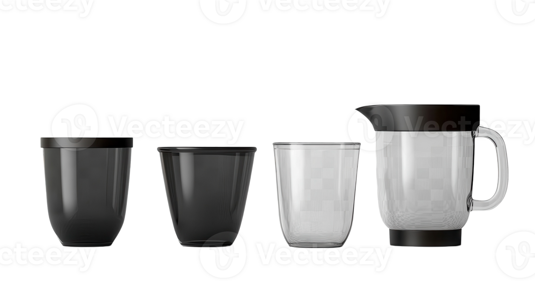 A Comprehensive Collection of Measuring Cups Perfect for Cooking and Baking Needs, Showcasing Precision and Design on a Transparent Background. png