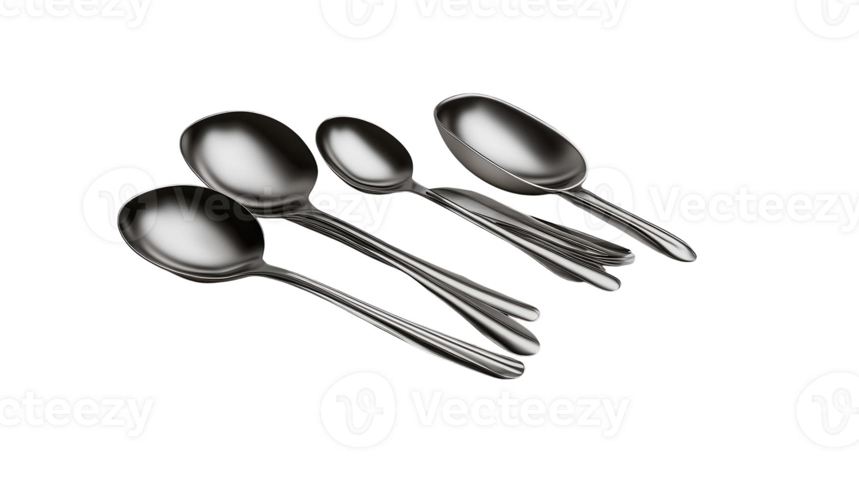 A Comprehensive Set of Measuring Spoons Perfect for Baking and Cooking, featuring Various Sizes for Accurate Ingredient Measurements in Your Kitchen. png