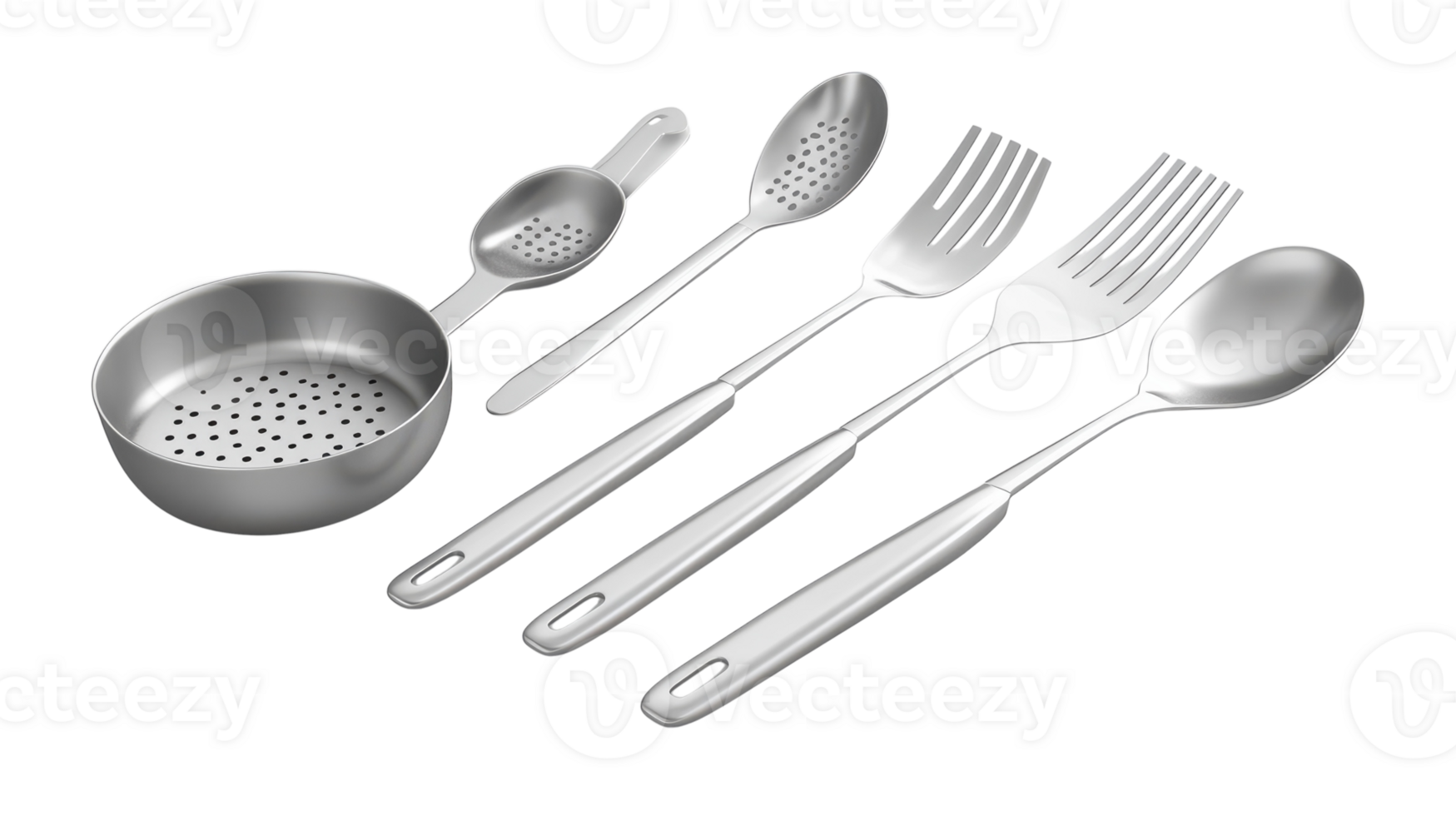High-Quality Stainless Steel Kitchen Utensils for Professional Cooking and Home Use, Perfect for Any Culinary Task and to Enhance Kitchen Aesthetics. png