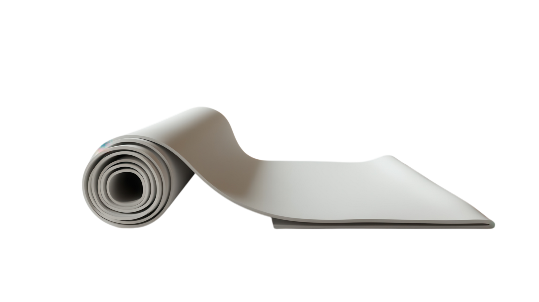 A rolled up piece of paper on a black background png