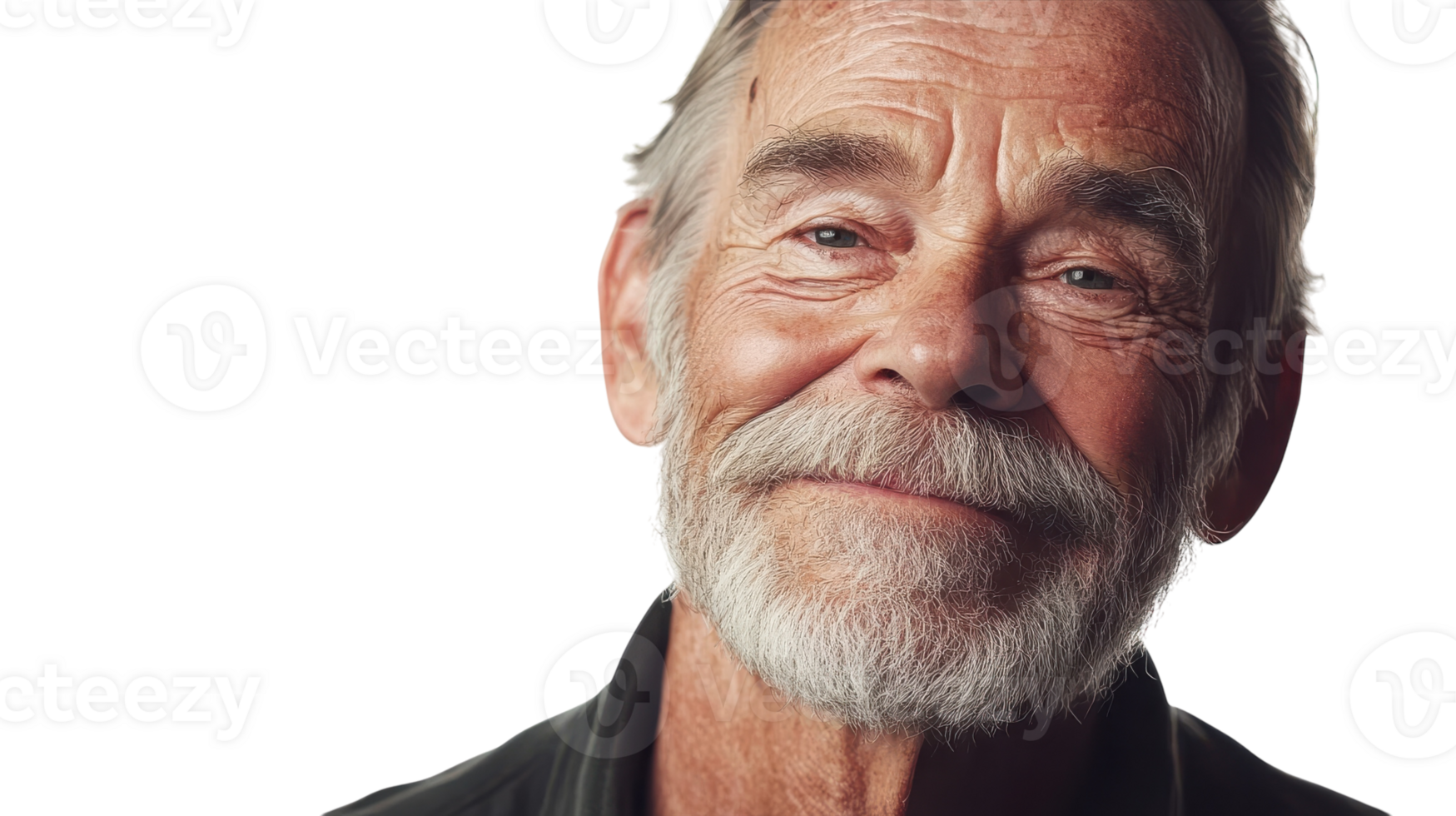 An older man with a beard and a white beard png