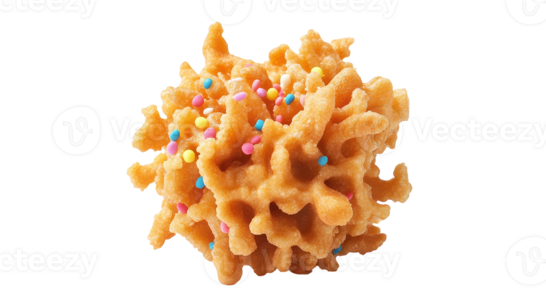 A piece of cake with sprinkles on it png