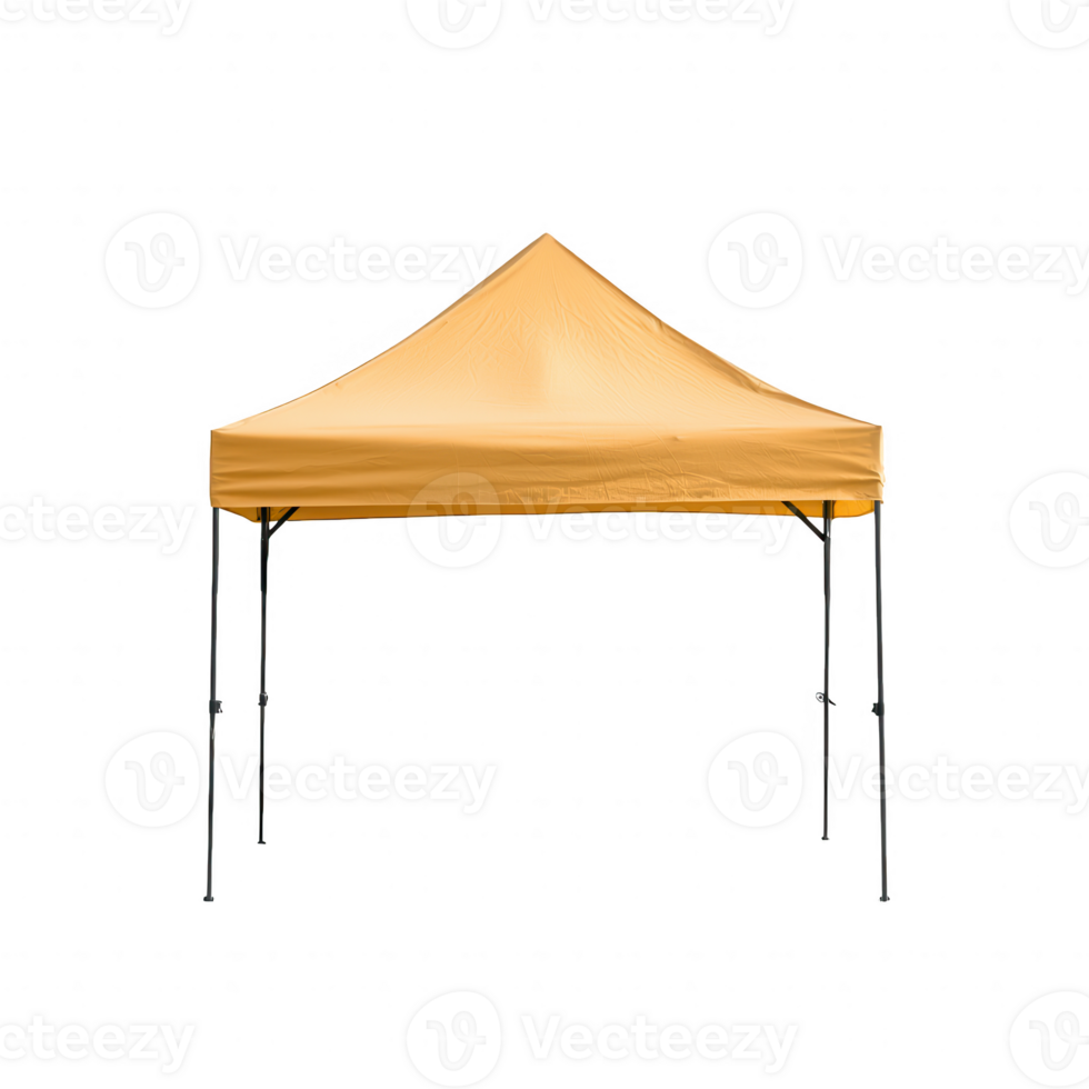 A bright yellow canopy tent ideal for outdoor events and gatherings. png