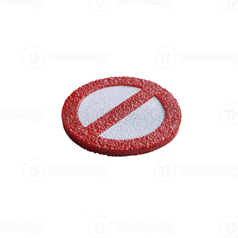 A prominent 'No Entry' sign symbolizing restrictions and boundaries in society. png